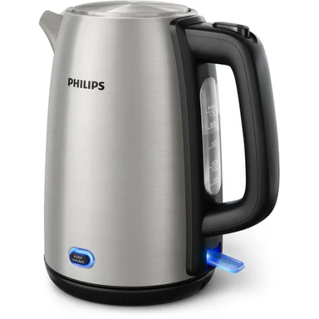 Electrocasnice mici - Fierbător electric Philips Viva Collection HD9353/90, 1.7 L, inoxidabil