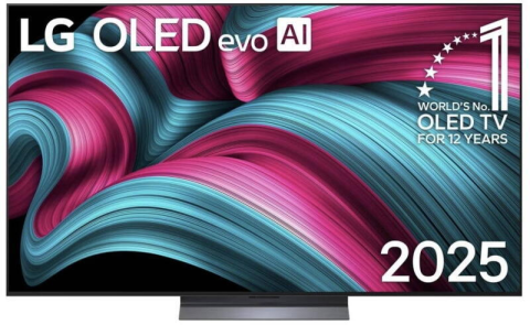TV, Audio-Video si Foto - Televizor LG OLED65C58LA, 65 inch, 4K Ultra HD, Smart TV webOS, Dolby Vision, Dolby Atmos, HDMI 2.1, VRR, WiFi, negru