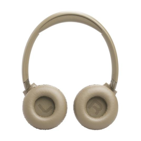 Căști Wireless JBL Tune 680NC, Adaptive Noise Cancelling, Bluetooth 6.0, JBL Pure Bass Sound, Spatial Sound, 76 Ore Autonomie, Bej [2]