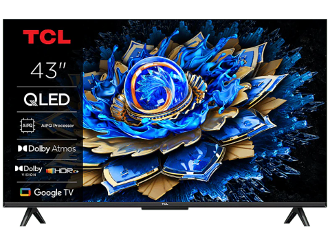 TV - Televizor 108 cm QLED – 4K UHD Smart Google TV, Dolby Vision, HDR10+