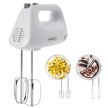 Mixere de mână - Mixer cu bol Kenwood Chefette Mini HMP30.A0WH, 300W, bol inox 2.5L