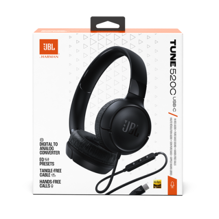 Căști on-ear JBL Tune 520C USB-C Black [1]