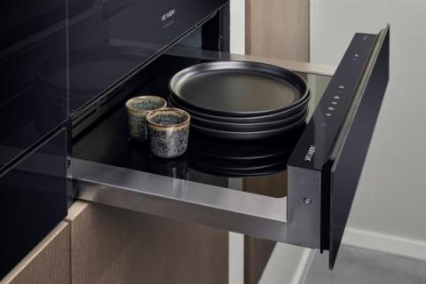 Sertar termic incorporabil Siemens iQ700 BI710C1B1, 60 cm, 20 L, Home Connect, Push&Pull, Negru [2]