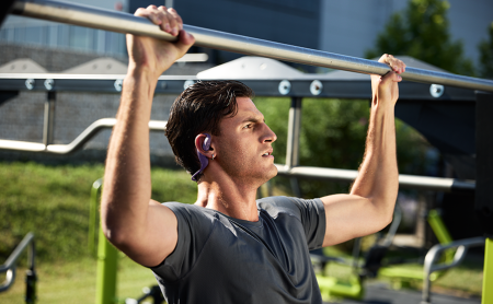 Căști sport in-ear wireless JBL Endurance Pace, negru/gri [1]