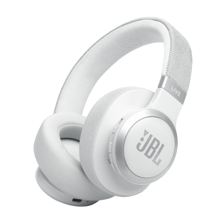 TV, Audio-Video si Foto - Căști wireless over-ear JBL Live 770NC White