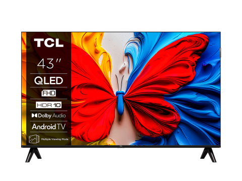 TV - Televizor 109 cm QLED – Full HD Smart Google TV, HDR10, Dolby Audio, Wi-Fi