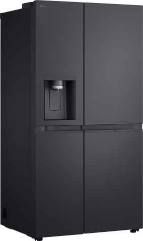 Aparate frigorifice - Frigider Side by Side LG GSLE91EVAC, 628L, No Frost, WiFi ThinQ, dispenser apă și gheață, 179 cm, negru