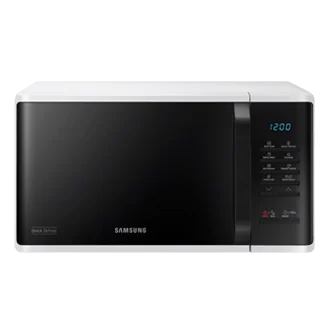 Microunde - Cuptor cu microunde 23 L – 800 W, control electronic, LED display, Quick Defrost, alb-negru