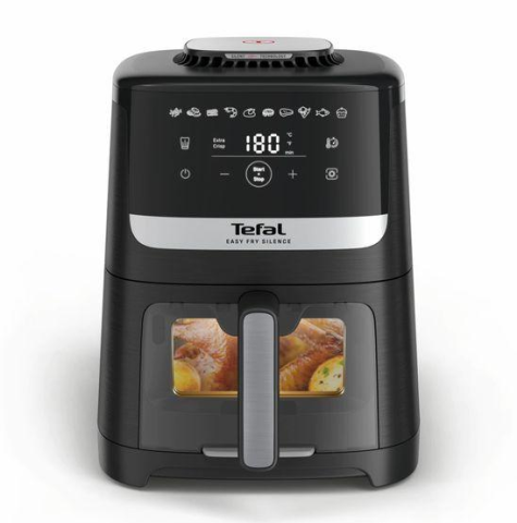 Friteuza cu aer cald Tefal EY8468E0 Easy Fry Silence XXL, 7L, 1800W, 10 programe, Extra Crisp [1]