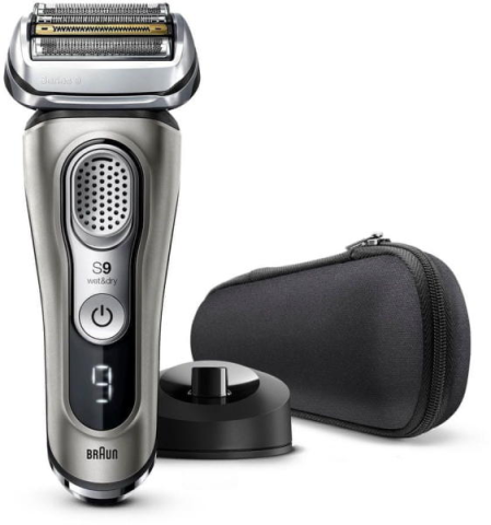 Ingrijire personala - Aparat de ras electric Braun Series 9 9325s, Wet & Dry, AutoSense, 5 elemente de tăiere, stație încărcare