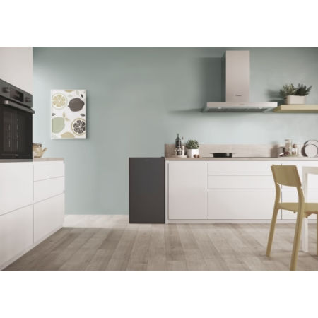 Frigider cu o usa CANDY CHASD4385EBC, 90 l, H 85 cm, Clasa E, negru [2]