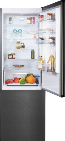 Combina frigorifică Siemens iQ500 KG49N4XAF, 440 L, NoFrost, hyperFresh 0°C, MultiAirflow, Clasa A, Negru [1]