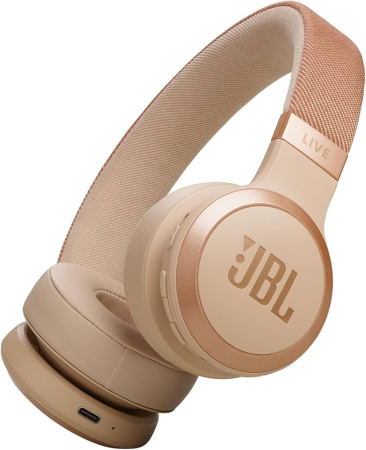 TV, Audio-Video si Foto - Căști wireless on-ear JBL Live 670NC Sandstone
