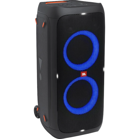 TV, Audio-Video si Foto - Boxa portabila JBL PartyBox 310, 240W RMS, Bluetooth, USB, IPX4, Karaoke, lumini LED, autonomie 18h, negru