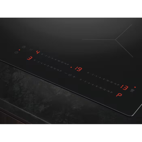 Plita incorporabila cu inductie AEG TO64IA0AIT, SaphirMatt SE, 4 zone, Hob2Hood, control touch, Negru [1]