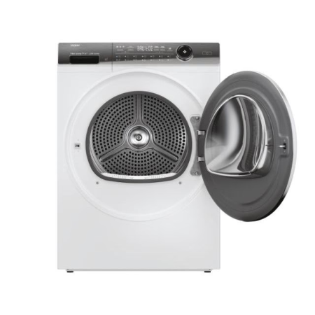Uscator de rufe Haier HD90-A3Q979U1-S, Pompa de caldura, 9 kg, 14 programe, Clasa C, Motor inverter, Super silent, iRefresh, Drum light, Alb [1]