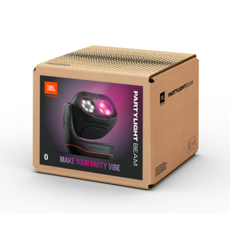 JBL PartyLight Beam lumină de petrecere Bluetooth, efecte RGB LED sincronizate cu muzica, control wireless pentru boxe PartyBox [1]