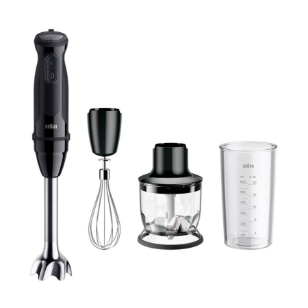 Blender vertical Braun MultiQuick 5 HB501AI-MQ50202MBK, 1000W, negru [1]