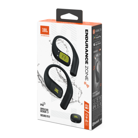 TV, Audio-Video si Foto - Căști wireless JBL Endurance Zone Black/Lime