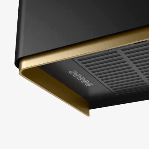Hota decorativa FMYW BK 80 KL Matte Black / Gold [2]