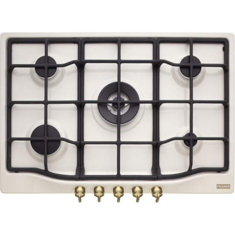 Aparate pentru gatit - Plita Gaz FHCL 755 4G TC PW Panna C