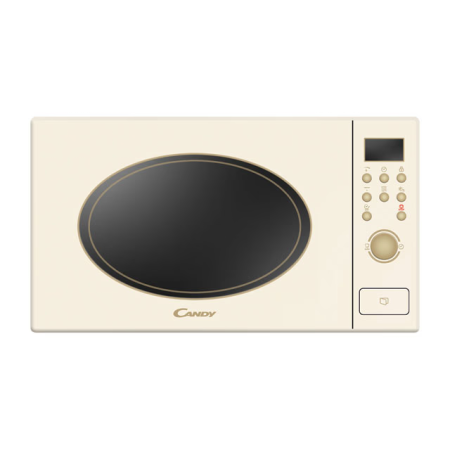 Aparate pentru gatit - Cuptor cu microunde incorporabil Candy MIC20GDFBA, 20 l, 800 W, alb retro