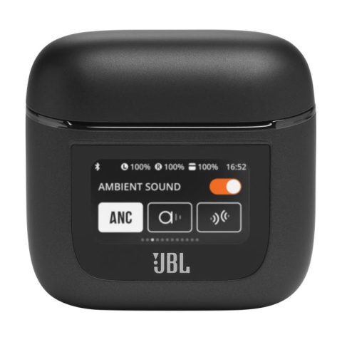 Căști True Wireless JBL Tour Pro 2, True Adaptive Noise Cancelling, Smart Charging Case™, Bluetooth 5.3, JBL Spatial Sound, 40 Ore Autonomie, Negre [1]