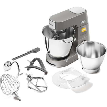 Robot de bucătărie Kenwood Titanium Chef Patissier XL KWL90.004SI, 1400 W, bol inox 7 L / 5 L, cântar integrat, 13 viteze + presetări [1]