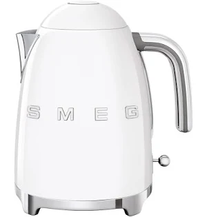Electrocasnice mici - Fierbător electric Smeg KLF03WHEU, 1,7 L, 2400 W, bază 360°, alb