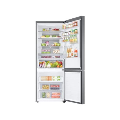 Combină frigorifică 538 L – No Frost, SpaceMax, AI Energy, All-Around Cooling, 203 cm, inox [1]