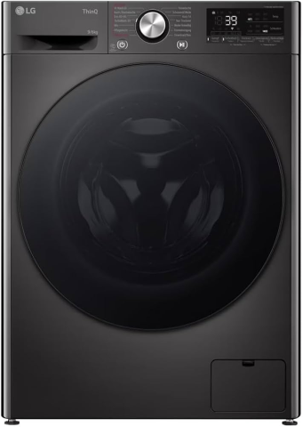 Mașini de spălat rufe si Uscatoare - Mașină de spălat cu uscător LG W4WR7096YB, 9 kg spălare / 6 kg uscare, AI DD, Steam, TurboWash360, WiFi