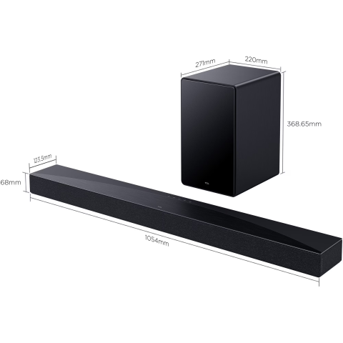Soundbar - Soundbar 5.1 – 580 W, Dolby Atmos, DTS:X, subwoofer wireless, HDMI eARC
