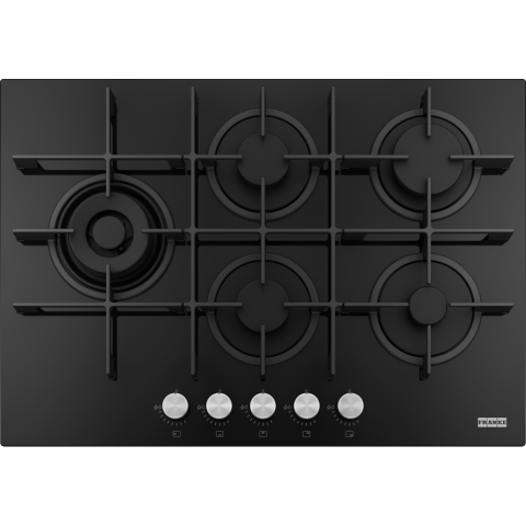 Aparate pentru gatit - Plita Gaz FHMA 755 4G DCL BK C Nero