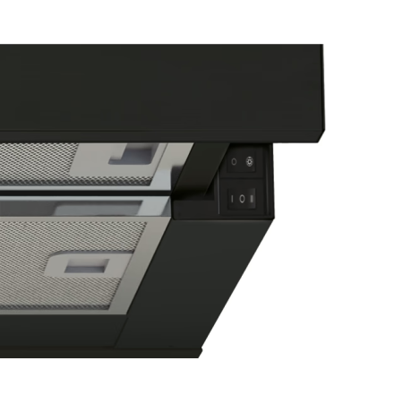 Hota telescopica incorporabila Candy CBT60RBG, Putere de absorbtie 402 mc/h, 2 Viteze, LED, 60 cm, Sticla neagra [2]