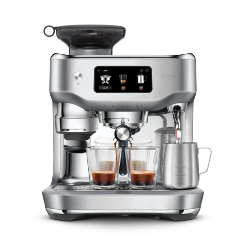 Aparate pentru cafea si espresso - Espressor automat SES980 BSS, Oracle, dual boiler, râșniță integrată, tamper automat, spumare lapte, inox