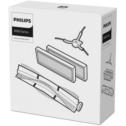 Kit accesorii robot aspirator Philips XV1433/00, HomeRun 2000/3000, filtre EPA11 + perii [1]