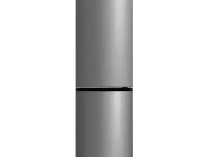 Aparate frigorifice - Combina frigorifica Midea MDRB470MGC46I, 334 L, No Frost, Clasa C, Inverter, 185 cm, congelator jos, inox