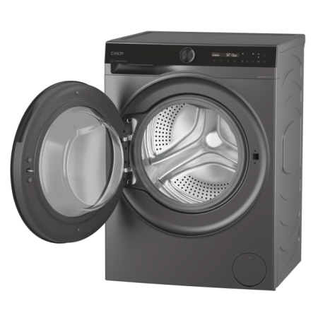 Masina de spalat rufe Candy Slim BS 48SB6G-S, clasa A-10%, 8 kg, 1400 rpm,Motor Inverter,Steam,LCD touch display, Soft Drum, Dual Spray,Programe rapide de spalare, Wifi, Antracit [2]