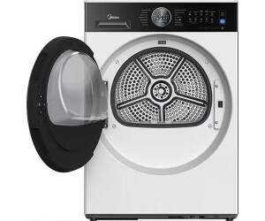 Mașini de spălat rufe si Uscatoare - Uscator de rufe Midea MD210H100WBB, 10 kg, Pompa de caldura, Inverter, Auto-curatare condensator, WiFi, Clasa B, alb