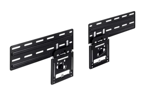 TV, Audio-Video si Foto - Suport TV slim pentru montare pe perete, compatibil 43-85 inch, design ultra subtire, negru