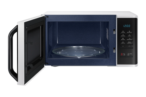 Cuptor cu microunde 23 L – 800 W, control electronic, LED display, Quick Defrost, alb-negru [1]