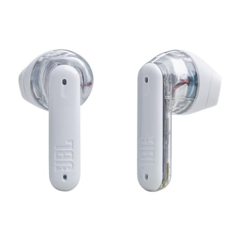 Căști True Wireless JBL Tune Flex Ghost Edition, Active Noise Cancelling, Bluetooth 5.2, JBL Pure Bass Sound, 32 Ore Autonomie, Ghost White [1]