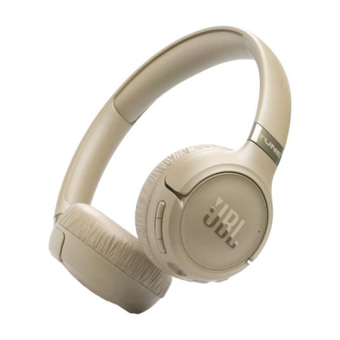 TV, Audio-Video si Foto - Căști Wireless JBL Tune 680NC, Adaptive Noise Cancelling, Bluetooth 6.0, JBL Pure Bass Sound, Spatial Sound, 76 Ore Autonomie, Bej