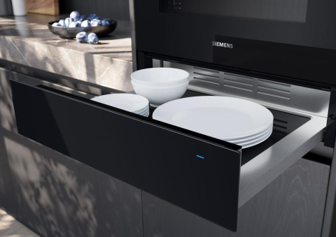 Sertar termic incorporabil Siemens iQ700 BI710C1B1, 60 cm, 20 L, Home Connect, Push&Pull, Negru [1]