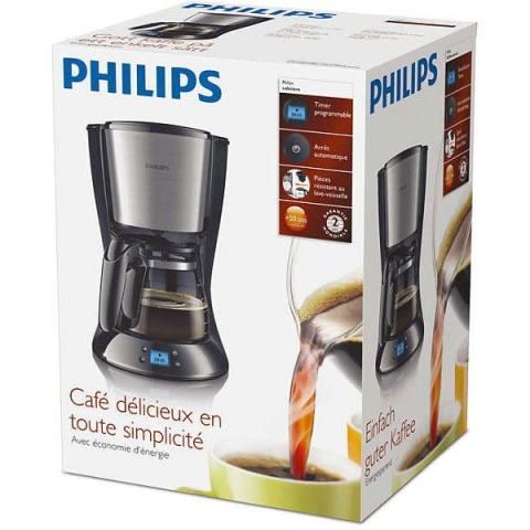 Cafetieră Philips HD7435/20 Daily Collection, 700 W, 0.6 L, 2–7 cești, Aroma Twister [1]