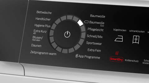 Uscător de rufe Bosch WQB245B40 Serie 8, 9 kg, pompă de căldură, AutoDry, SelfCleaning Condenser, Home Connect, alb [1]