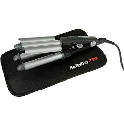 Ingrijire personala - Ondulator profesional triplu Babyliss Pro BAB2269TTE, 22-19-22 mm, Titanium Tourmaline