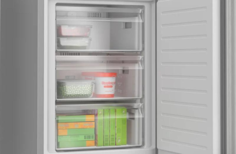 Combina frigorifica Bosch KGN392LAG, 203 cm, 363 L, NoFrost, VitaFresh XXL, MultiAirflow, clasa A, inox [1]