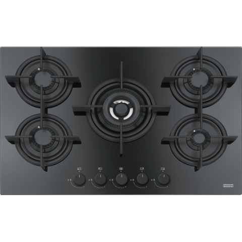 Aparate pentru gatit - Plita Gaz FHCR 755 4G TC HE BK C Nero