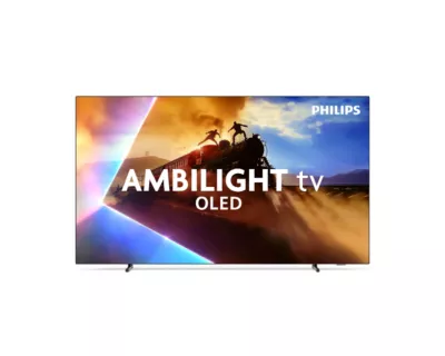 TV, Audio-Video si Foto - Televizor Philips 65OLED760/12, 65 inch (164 cm), OLED, 4K Ultra HD, Smart TV, Ambilight 3 laturi